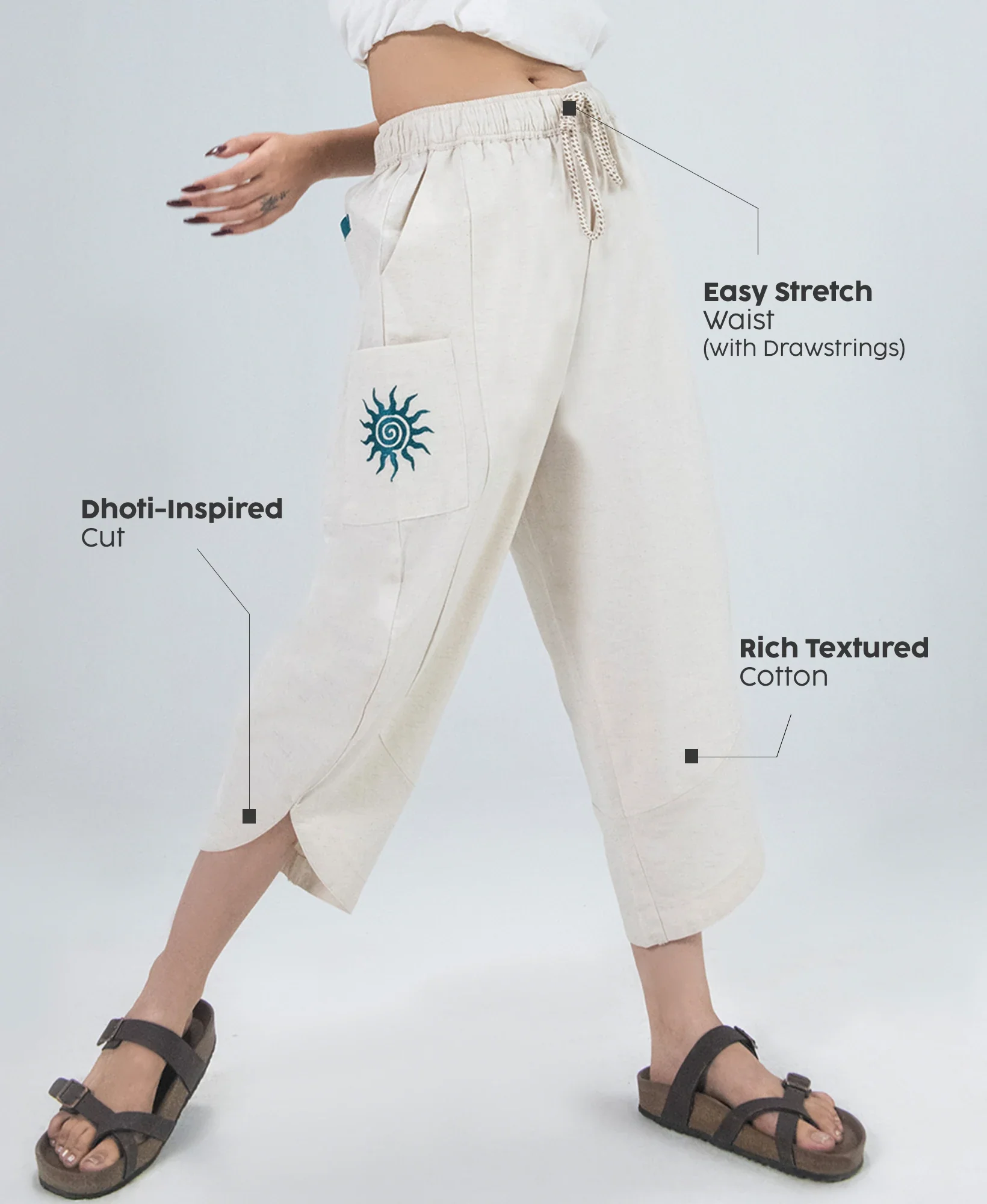 Dhoti-Cut Yog Pants - Image 11