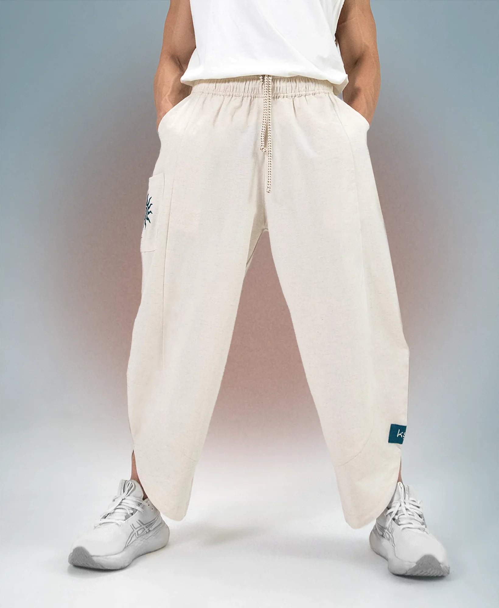 Dhoti-Cut Yog Pants - Image 2