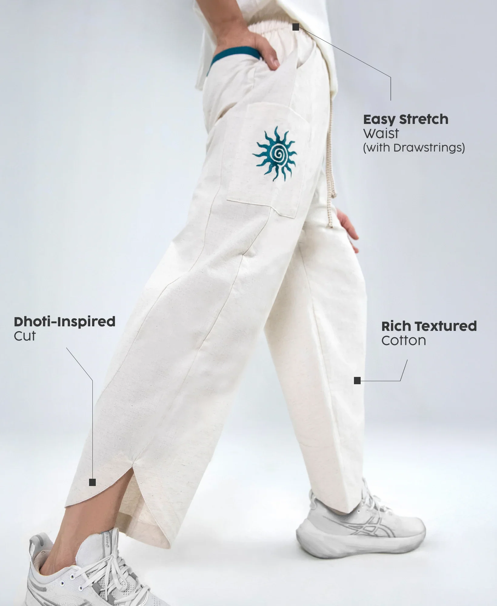 Dhoti-Cut Yog Pants - Image 4